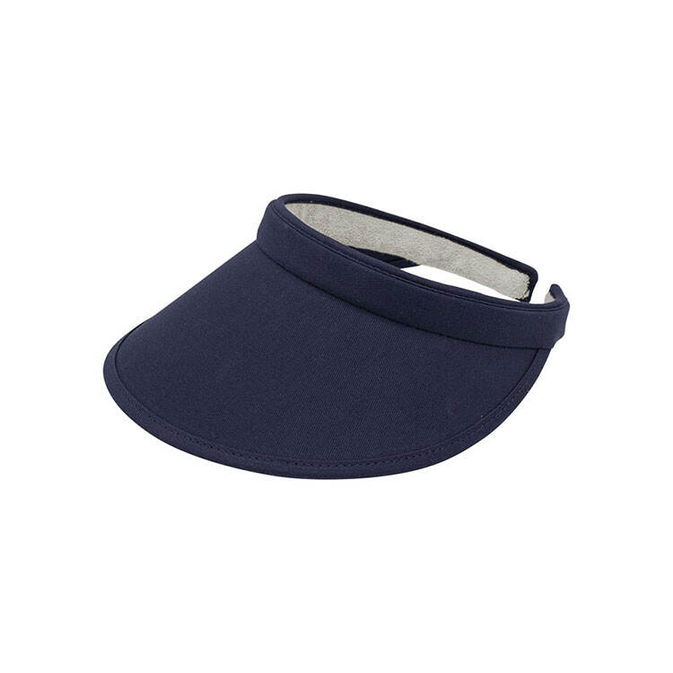 Soft Lined Cotton Twill Wrap Sun Visor Style 4056 Custom B2B Casual Lifestyle Headwear 100% Cotton Unstructured Pre Curved Wide Brim Visor Premium Lightweight Sweat Lined Sun Visor for Leisure Travel Golf Daily Fashion Blank Custom Embroidery