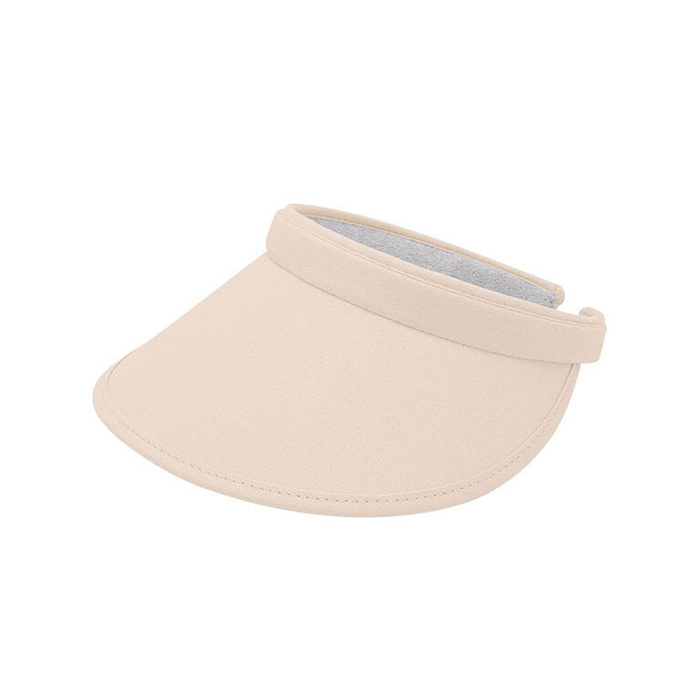 Soft Lined Cotton Twill Wrap Sun Visor Style 4056 Custom B2B Casual Lifestyle Headwear 100% Cotton Unstructured Pre Curved Wide Brim Visor Premium Lightweight Sweat Lined Sun Visor for Leisure Travel Golf Daily Fashion Blank Custom Embroidery