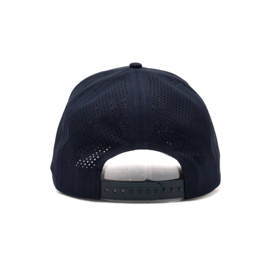 Premium Custom Structured 5-Panel Golf Cap with T-holder Embroidery & Silicone Patch Professional Baseball Cap with Custom Logo Embroidery for Daily Wear and Outdoor Activities