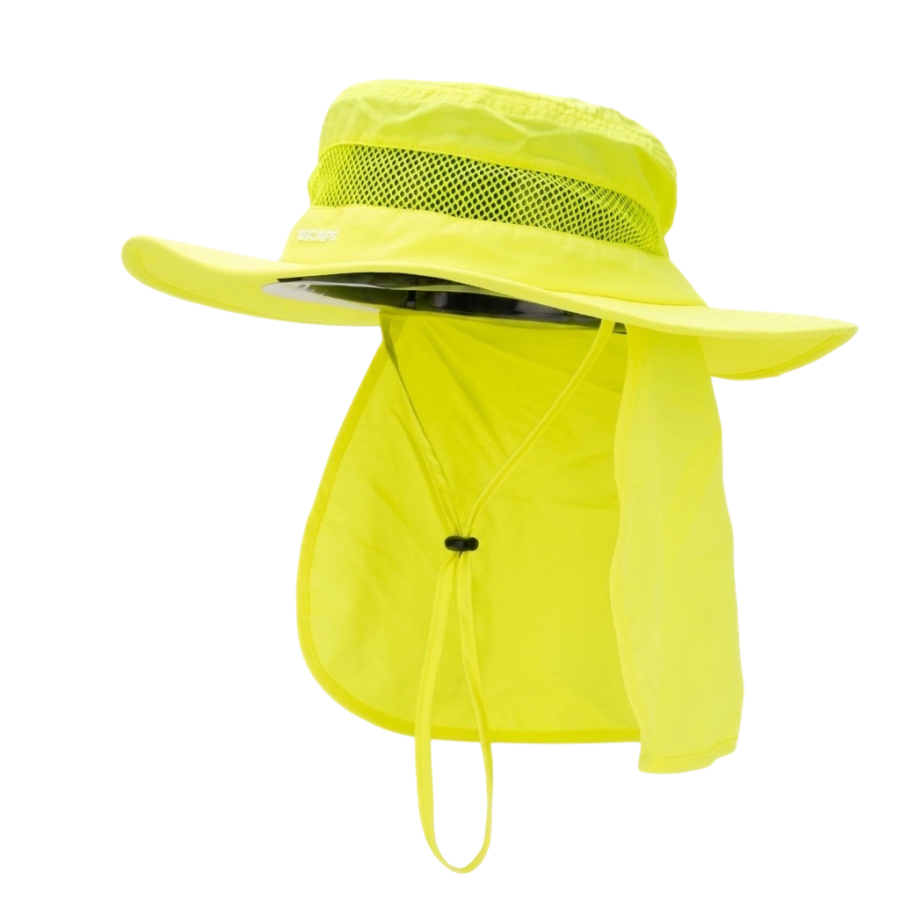 Premium Custom Ponytail Hole UV Protection Sun Hat with Detachable Neck Cape Professional Baseball Cap with Custom Logo Embroidery for Daily Wear and Outdoor Activities