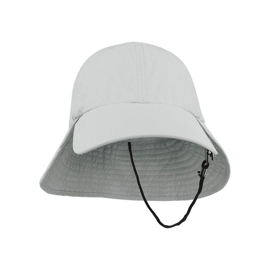 Premium Custom Outdoor Taslon UV Cap with Back Flap String Clip Model J7221 Lightweight Water-Repellent UPF 50+ Sun Hat for Hiking Fishing Travel and Outdoor Work