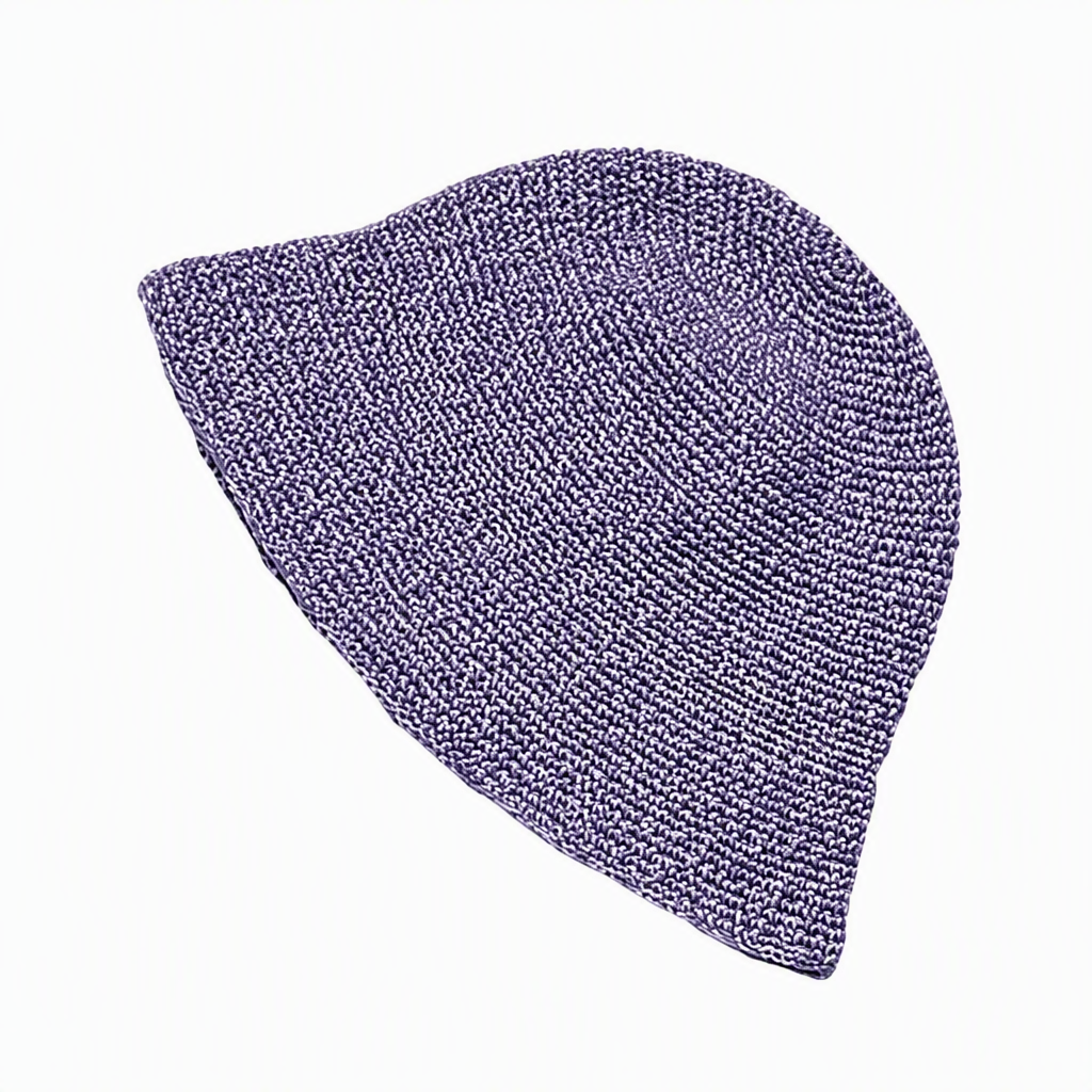 Premium Custom 2809 Knit Crochet Bucket Hat Three Colorways Soft Pebbled Texture Floppy Brim Handcrafted Yarn Outdoor Summer Sun Hat for Casual Wear Travel and Promotional Branding