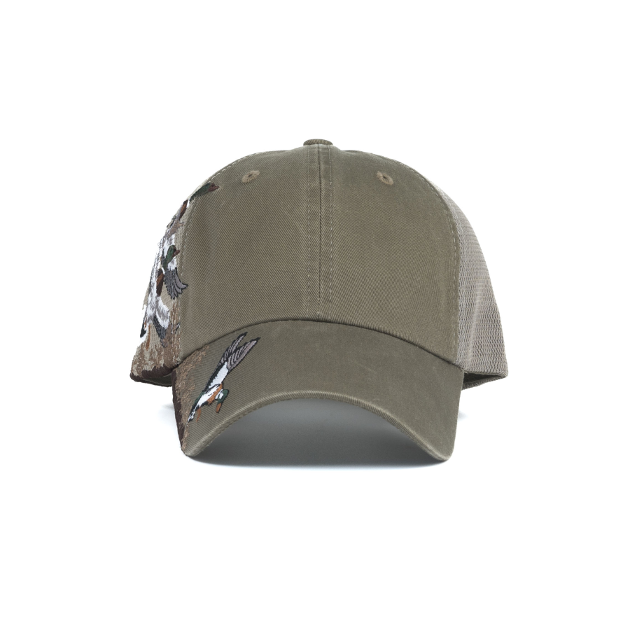 Premium Custom Structured Crown Trucker Hat Mesh Back with Animal Embroidery Professional Baseball Cap with Custom Logo Embroidery for Daily Wear and Outdoor Activities