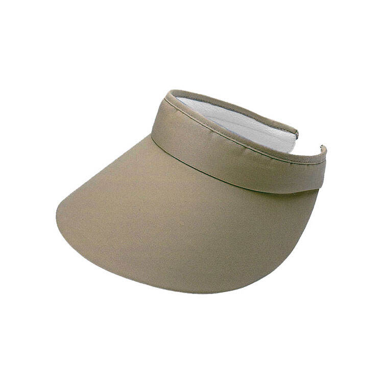 Wide Brim Cotton Twill Sun Visor Adjustable Back Strap Blank Custom Logo Solid Color Empty Top Visor Hat Unisex Lightweight UV Protection Outdoor Golf Beach Fishing Travel Summer Casual Fashion Headwear Wholesale B2B Supply For Men Women