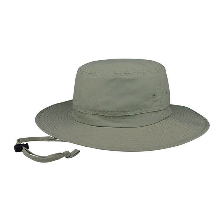 Premium Custom Wide-Brim Boonie Hat with Double-Stitched Crown Band and Ventilation Grommets Adjustable Chin Cord Outdoor Sun Cap for Hiking Travel and Promotional Branding