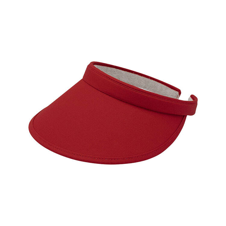 Soft Lined Cotton Twill Wrap Sun Visor Style 4056 Custom B2B Casual Lifestyle Headwear 100% Cotton Unstructured Pre Curved Wide Brim Visor Premium Lightweight Sweat Lined Sun Visor for Leisure Travel Golf Daily Fashion Blank Custom Embroidery