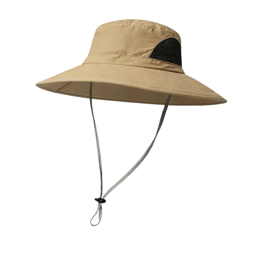 Premium Custom Long Brim Waterproof UV Protection Breathable Outdoor Bucket Hat Professional Baseball Cap with Custom Logo Embroidery for Daily Wear and Outdoor Activities