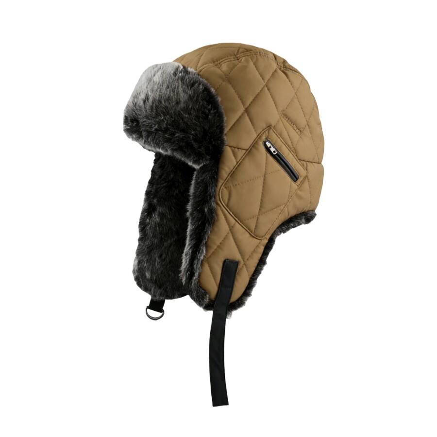 Premium Custom Winter Warm Windproof Wool Ushanka Hat Professional Baseball Cap with Custom Logo Embroidery for Daily Wear and Outdoor Activities