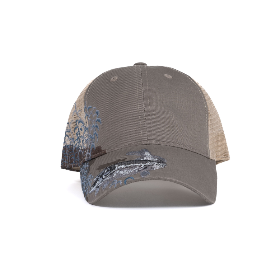 Premium Custom Structured Crown Trucker Hat Mesh Back with Animal Embroidery Professional Baseball Cap with Custom Logo Embroidery for Daily Wear and Outdoor Activities