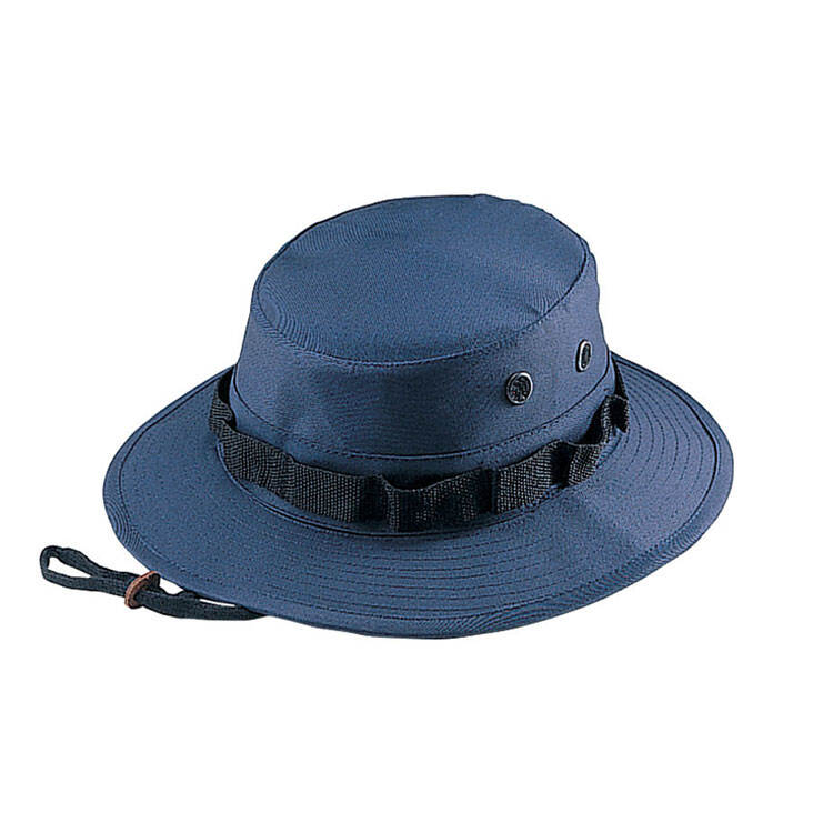 Premium Custom 9008B Solid-Color Webbing-Band Boonie Hat with Foliage Loops and Leather-Like Toggle Durable Cotton Twill Outdoor Cap for Hiking Outdoor Work and Promotional Branding