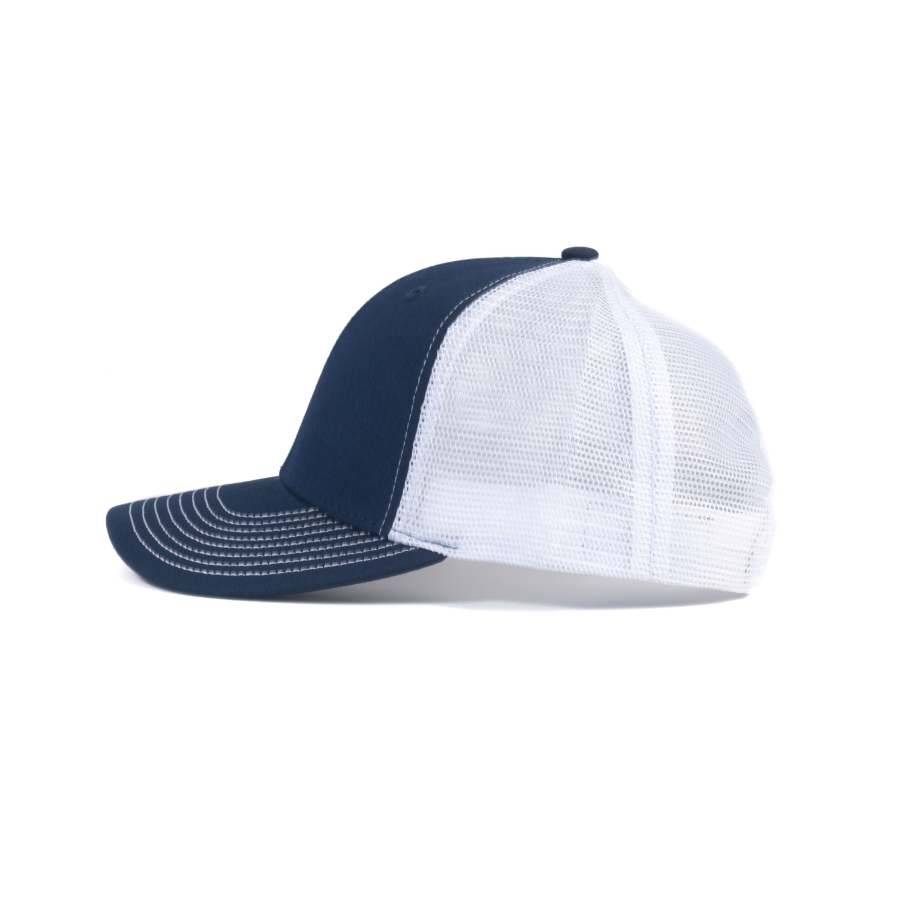 Premium Custom 6-Panel Structured Crown Mesh Back Trucker Cap Professional Baseball Cap with Custom Logo Embroidery for Daily Wear and Outdoor Activities
