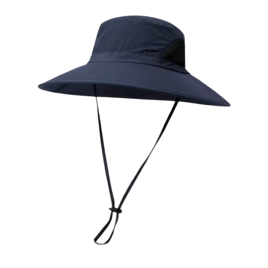Premium Custom Long Brim Waterproof UV Protection Breathable Outdoor Bucket Hat Professional Baseball Cap with Custom Logo Embroidery for Daily Wear and Outdoor Activities