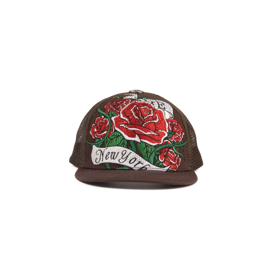 Premium Custom Heavy-Duty Custom 3D Embroidery Patch Diamond Button Trucker Cap Professional Baseball Cap with Custom Logo Embroidery for Daily Wear and Outdoor Activities