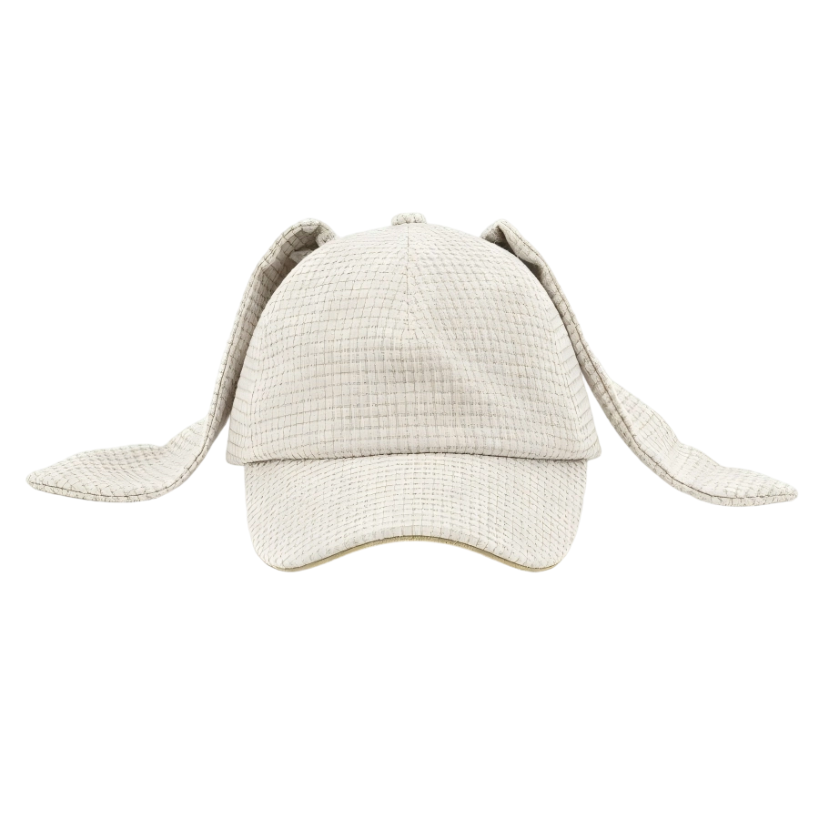 Premium Custom 6-Panel Curved Brim Structured Crown Baseball Cap Cute Bunny Ear Design1 Professional Baseball Cap with Custom Logo Embroidery for Daily Wear and Outdoor Activities