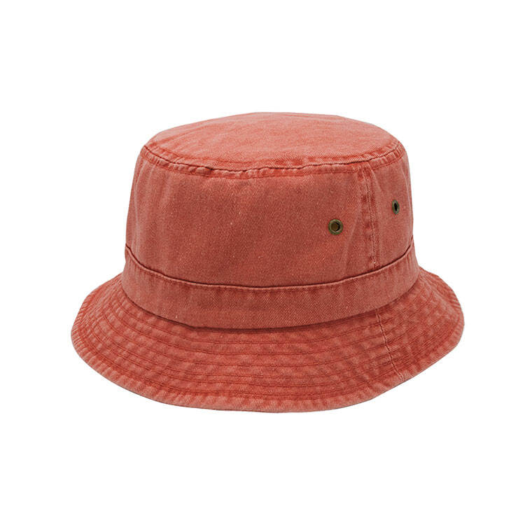 Premium Custom 7801 Washed Pigment-Dyed Bucket Hat Eighteen Colorways with Brass Eyelets and Wavy Brim Cotton Twill Outdoor Sun Cap for Casual Wear Travel and Promotional Branding