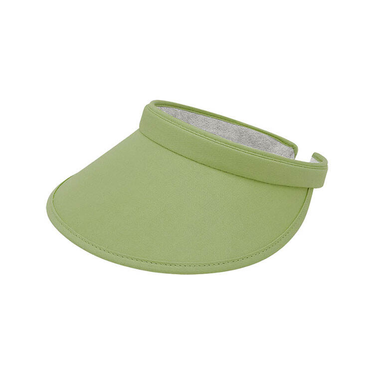 Soft Lined Cotton Twill Wrap Sun Visor Style 4056 Custom B2B Casual Lifestyle Headwear 100% Cotton Unstructured Pre Curved Wide Brim Visor Premium Lightweight Sweat Lined Sun Visor for Leisure Travel Golf Daily Fashion Blank Custom Embroidery