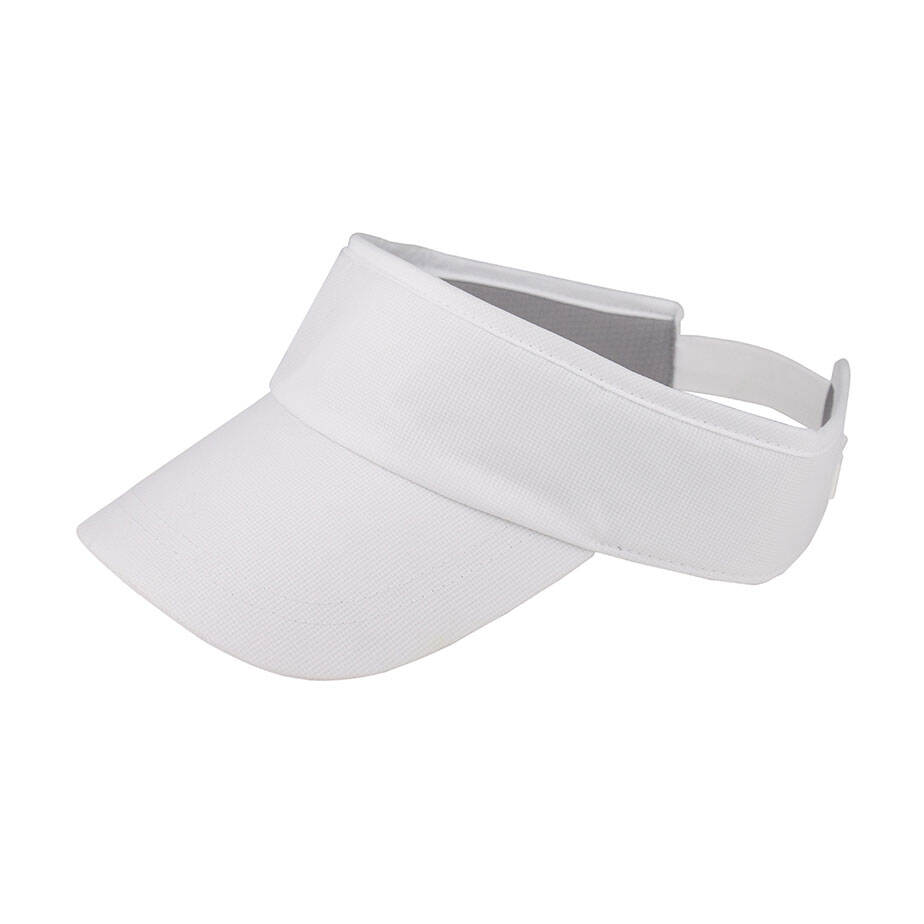 Premium Custom Performance Sun Visor with Moisture-Wicking Headband Adjustable Open-Top Design Lightweight Sports Visor Cap for Golf Tennis Running Outdoor Activities and Promotional Branding