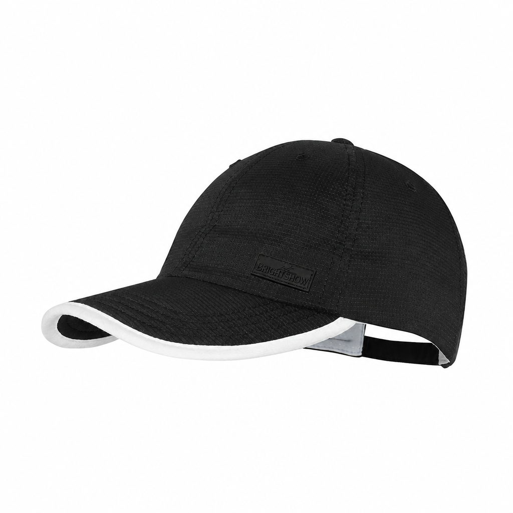 Premium Custom Performance Athletic Baseball Cap All-Over Breathable Micro-Perforated Fabric with Contrast Trim Visor Adjustable Closure Outdoor Sports Cap for Promotional Branding Team Uniforms and Daily Casual Wear