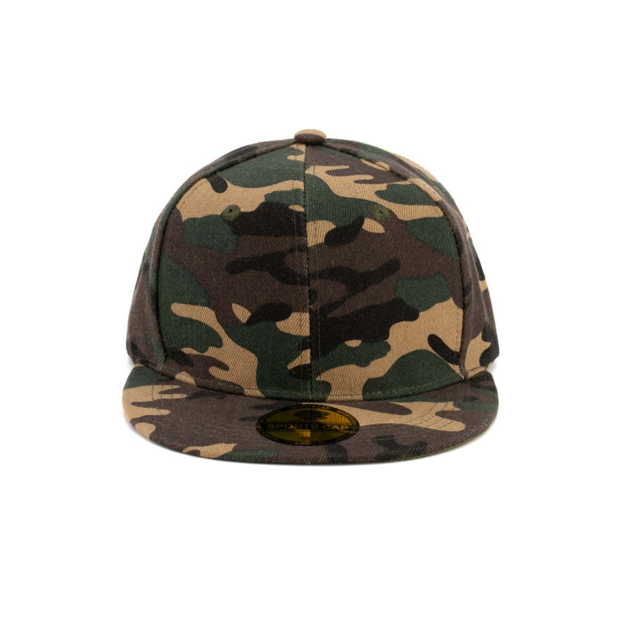 Premium Custom 6-Panel Flat Brim Snapback Baseball Cap with Laser Logo Sticker Professional Baseball Cap with Custom Logo Embroidery for Daily Wear and Outdoor Activities