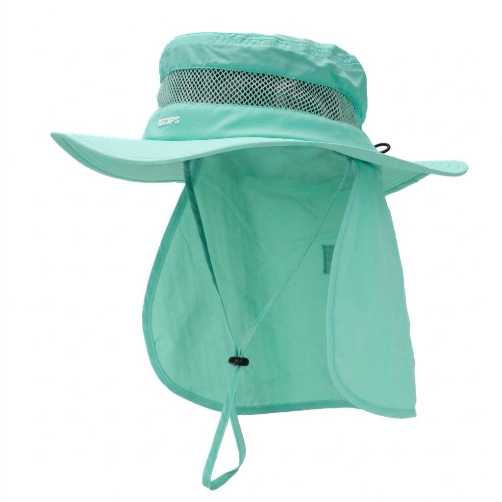 Premium Custom Ponytail Hole UV Protection Sun Hat with Detachable Neck Cape Professional Baseball Cap with Custom Logo Embroidery for Daily Wear and Outdoor Activities