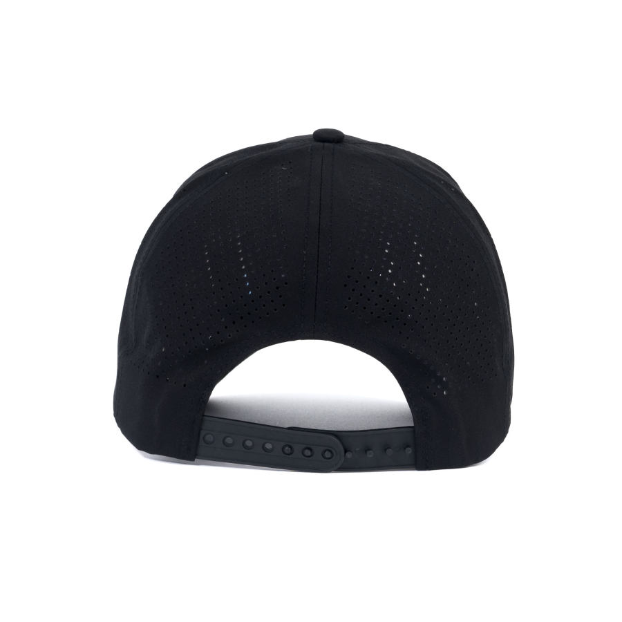 Premium Custom 5-Panel Laser Perforated Mesh Rope Sports Baseball Cap, Polyester Breathable Athletic Cap Professional Baseball Cap with Custom Logo Embroidery for Daily Wear and Outdoor Activities