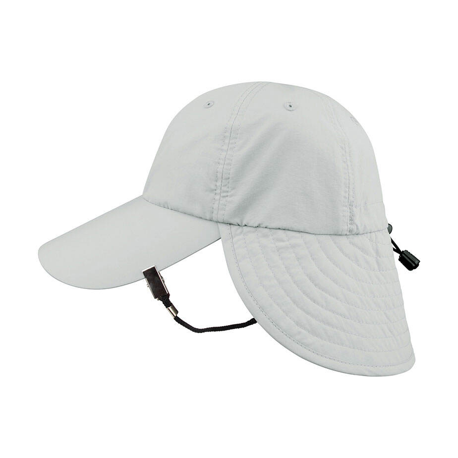 Premium Custom Outdoor Taslon UV Cap with Back Flap String Clip Model J7221 Lightweight Water-Repellent UPF 50+ Sun Hat for Hiking Fishing Travel and Outdoor Work