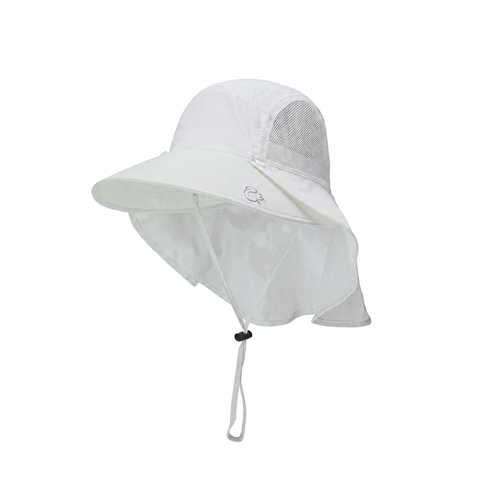 Premium Custom Wide Brim UV Protection Water Repellent Breathable Mesh Sun Hat with Adjustable Drawstring Professional Baseball Cap with Custom Logo Embroidery for Daily Wear and Outdoor Activities