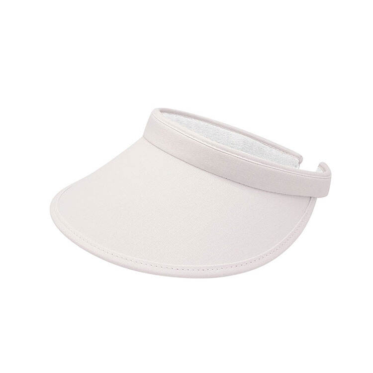 Soft Lined Cotton Twill Wrap Sun Visor Style 4056 Custom B2B Casual Lifestyle Headwear 100% Cotton Unstructured Pre Curved Wide Brim Visor Premium Lightweight Sweat Lined Sun Visor for Leisure Travel Golf Daily Fashion Blank Custom Embroidery