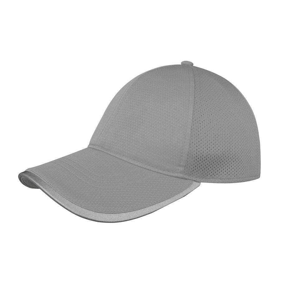 Premium Custom Structured Performance Baseball Cap with Matching Mesh Panels and Reflective Visor Trim Breathable Sports Hat Adjustable Closure for Running Outdoor Activities Team Uniforms and Promotional Branding