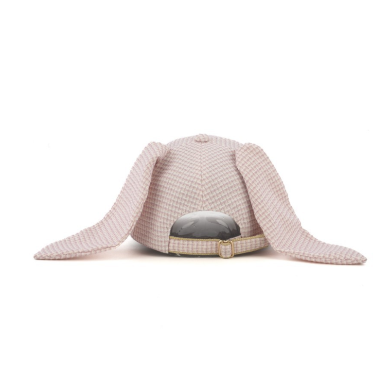 Premium Custom 6-Panel Curved Brim Structured Crown Baseball Cap Cute Bunny Ear Design1 Professional Baseball Cap with Custom Logo Embroidery for Daily Wear and Outdoor Activities