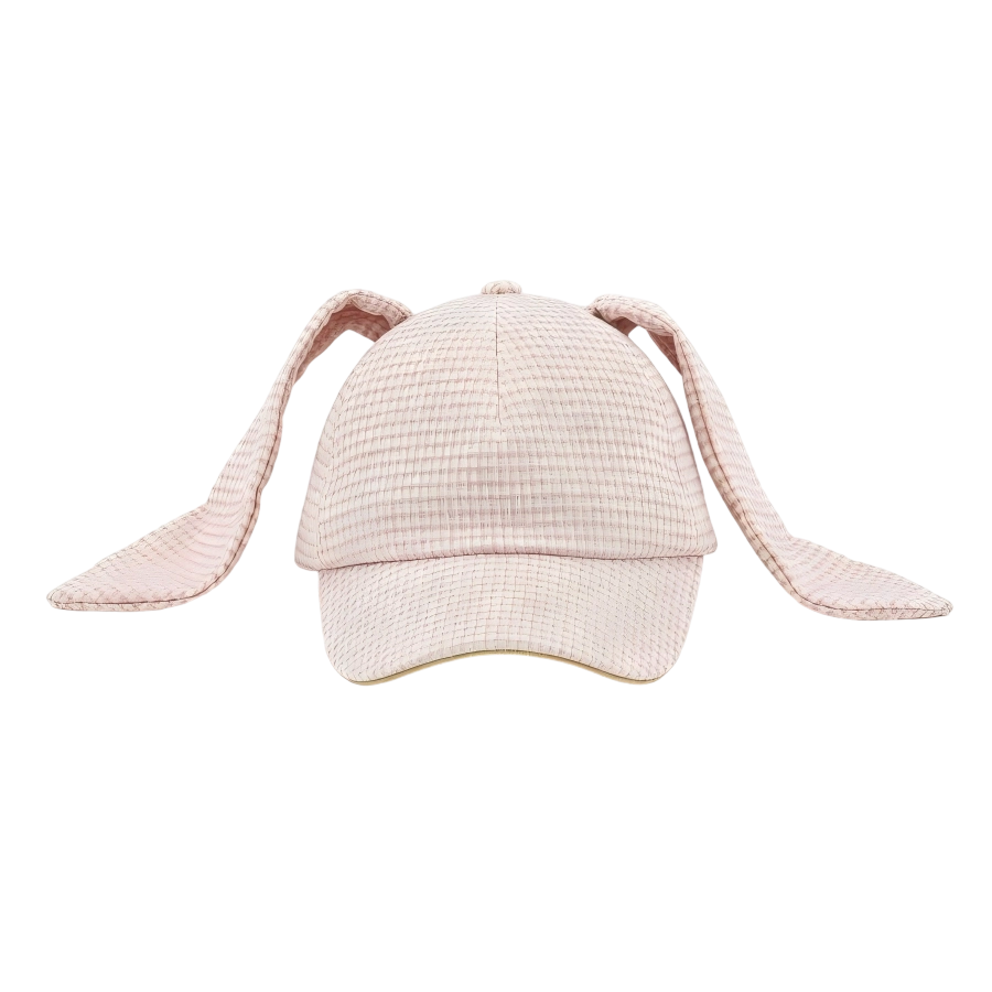 Premium Custom 6-Panel Curved Brim Structured Crown Baseball Cap Cute Bunny Ear Design1 Professional Baseball Cap with Custom Logo Embroidery for Daily Wear and Outdoor Activities