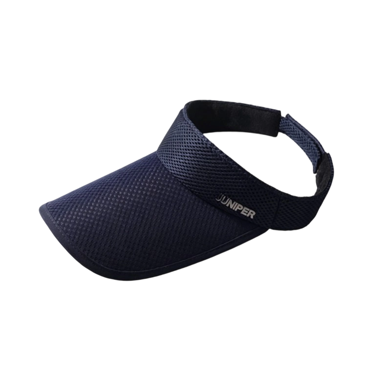 Premium Custom 12cm Extra Long Brim Breathable Mesh Open Top Sun Hat Visor with Magic Tape Back Strap Professional Baseball Cap with Custom Logo Embroidery for Daily Wear and Outdoor Activities