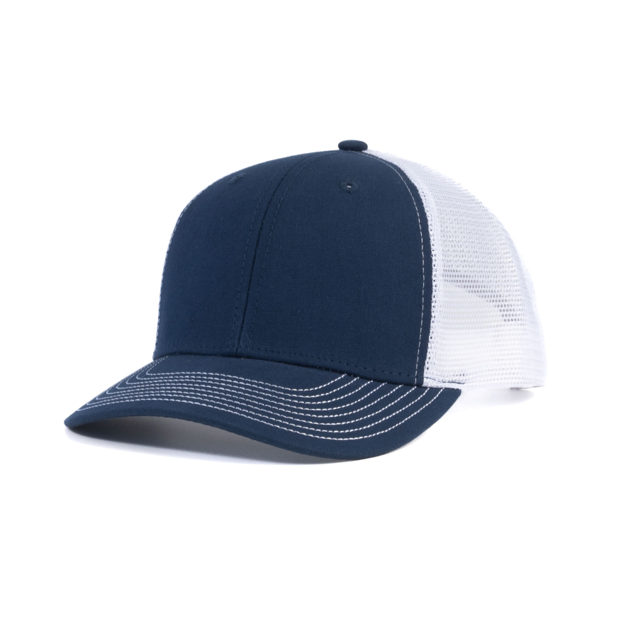 Premium Custom 6-Panel Structured Crown Mesh Back Trucker Cap Professional Baseball Cap with Custom Logo Embroidery for Daily Wear and Outdoor Activities