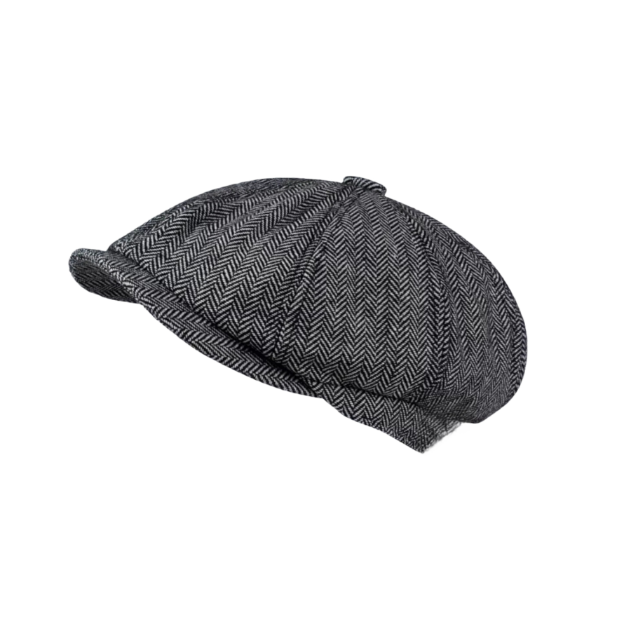 Premium Custom British Style Woolen Octagonal Newsboy Beret Professional Baseball Cap with Custom Logo Embroidery for Daily Wear and Outdoor Activities