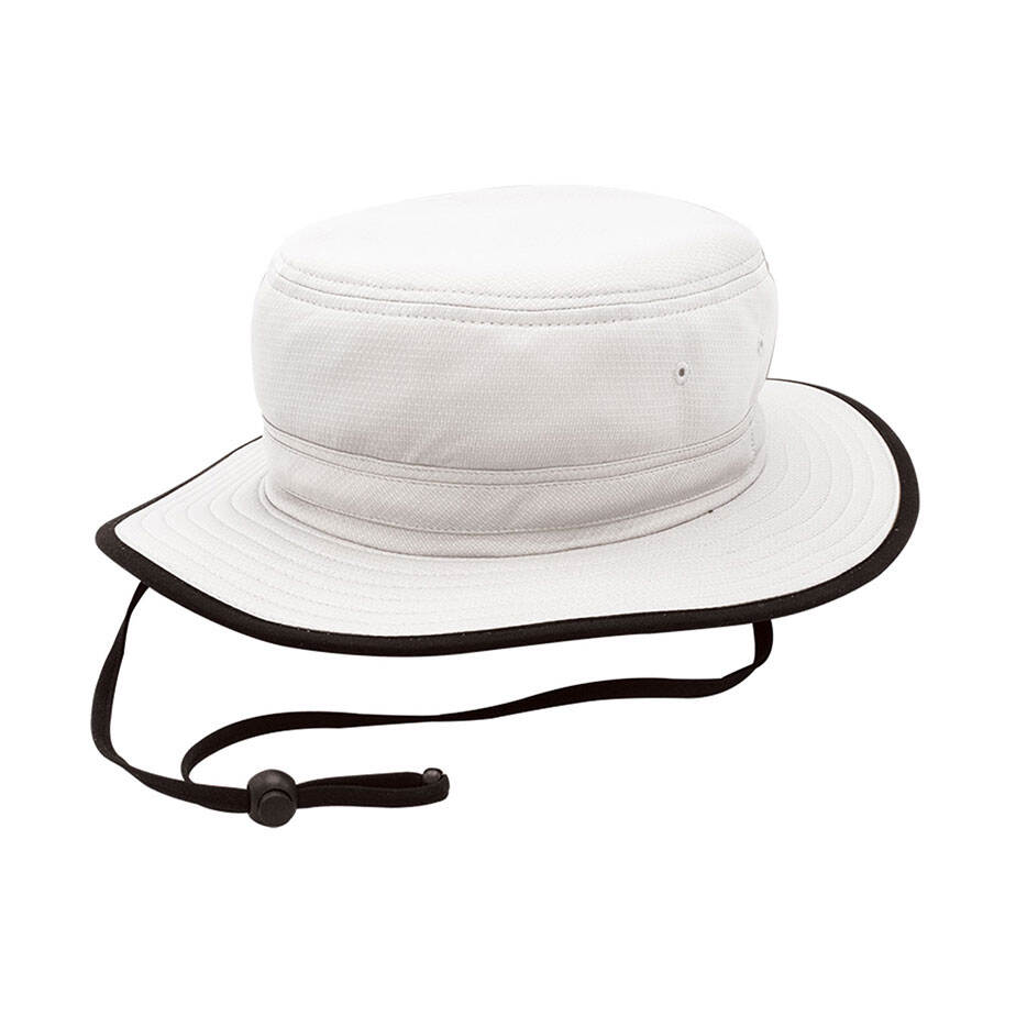 Premium Custom J7270 Classic Boonie Sun Hat with Ventilation Eyelets Contrast Brim Binding and Adjustable Chin Draw Cord Wide Brim UV Protection Outdoor Cap for Hiking Fishing Beach and Promotional Branding