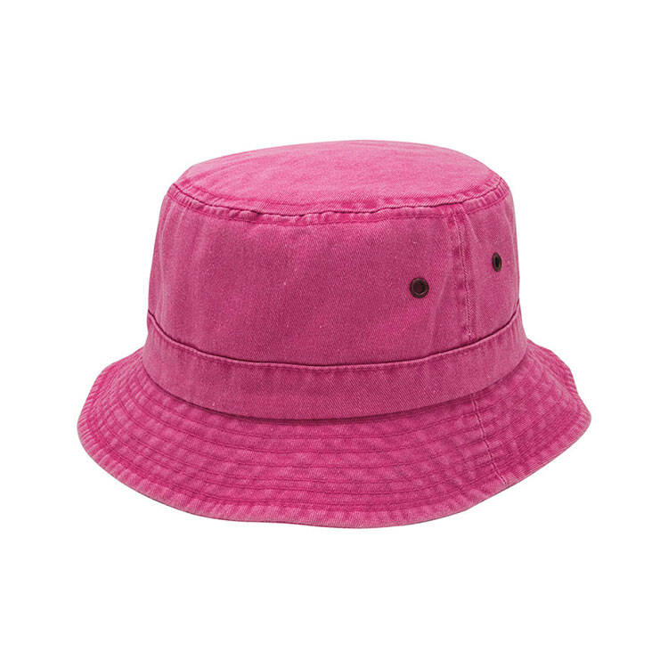 Premium Custom 7801 Washed Pigment-Dyed Bucket Hat Eighteen Colorways with Brass Eyelets and Wavy Brim Cotton Twill Outdoor Sun Cap for Casual Wear Travel and Promotional Branding