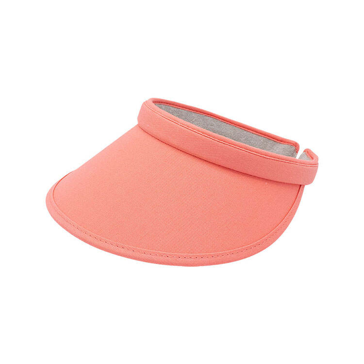 Soft Lined Cotton Twill Wrap Sun Visor Style 4056 Custom B2B Casual Lifestyle Headwear 100% Cotton Unstructured Pre Curved Wide Brim Visor Premium Lightweight Sweat Lined Sun Visor for Leisure Travel Golf Daily Fashion Blank Custom Embroidery