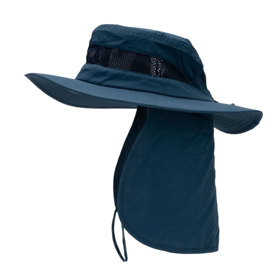 Premium Custom Ponytail Hole UV Protection Sun Hat with Detachable Neck Cape Professional Baseball Cap with Custom Logo Embroidery for Daily Wear and Outdoor Activities