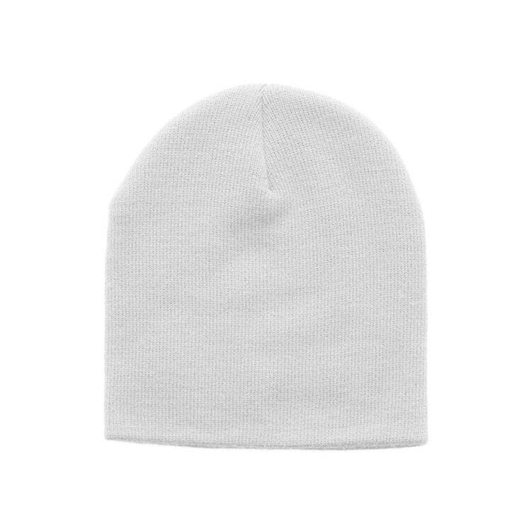 Premium Custom Promotional Ribbed Knit Acrylic Beanie Hat with Super Stretch Model 5002 High-Performance Winter Headwear for Outdoor Sports Lifestyle Events Branded Merchandise