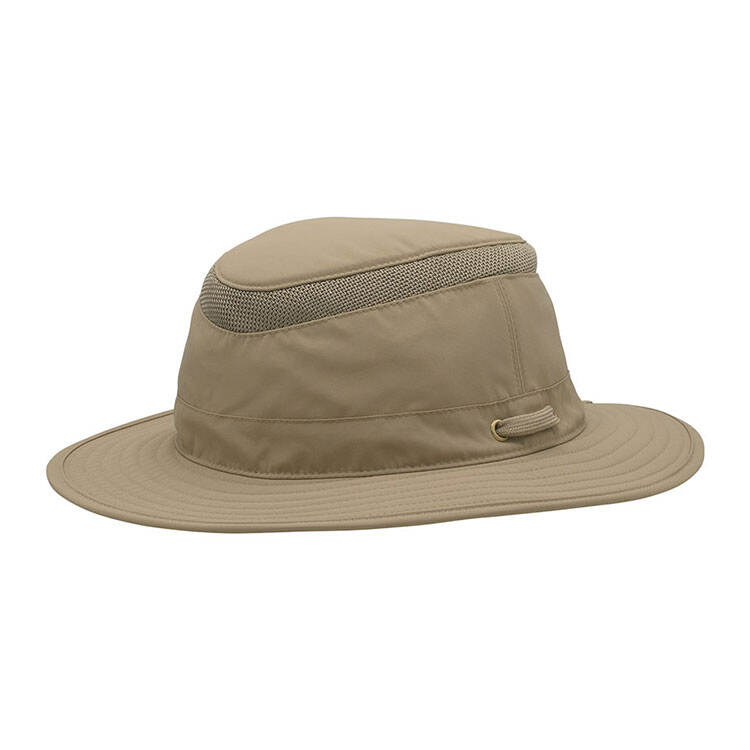 Premium Custom J7274 Mesh-Band Safari Sun Hat with Braided Chin Cord Wide Stitched Brim Breathable Outdoor Cap for Hiking Fishing Travel and Promotional Branding