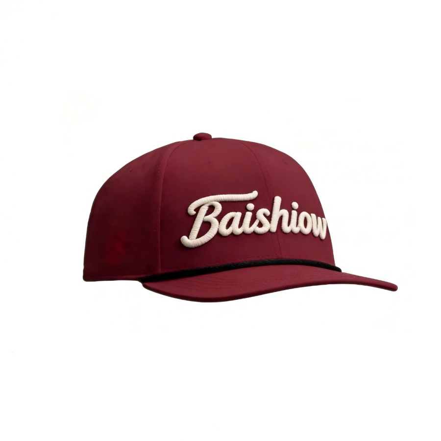 Premium Custom 5 Panels Classic Breathable Outdoor Sports Embroidered Adjustable Rope Golf Baseball Cap Professional Baseball Cap with Custom Logo Embroidery for Daily Wear and Outdoor Activities