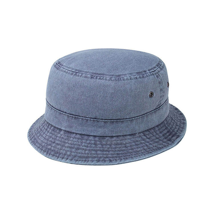 Premium Custom 7801 Washed Pigment-Dyed Bucket Hat Eighteen Colorways with Brass Eyelets and Wavy Brim Cotton Twill Outdoor Sun Cap for Casual Wear Travel and Promotional Branding