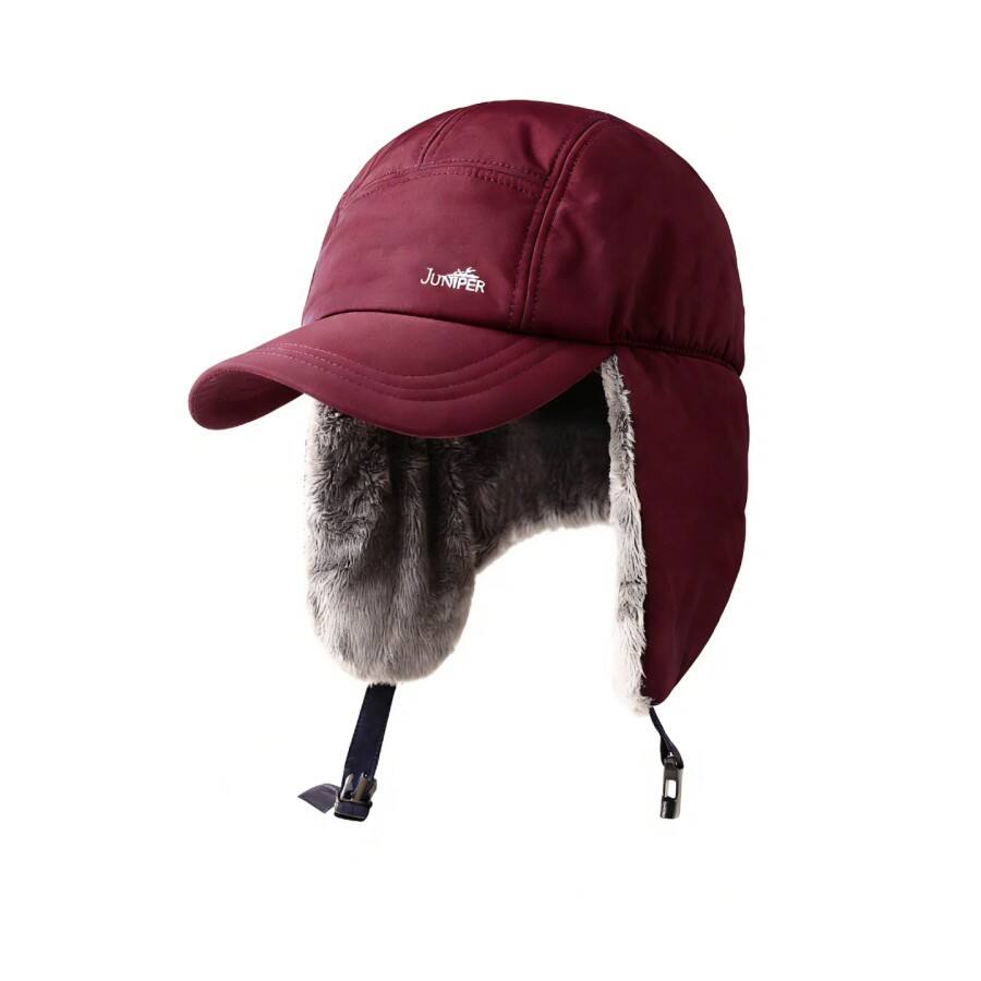 Premium Custom Winter Warm Windproof Wool Trapper Baseball Hat Professional Baseball Cap with Custom Logo Embroidery for Daily Wear and Outdoor Activities