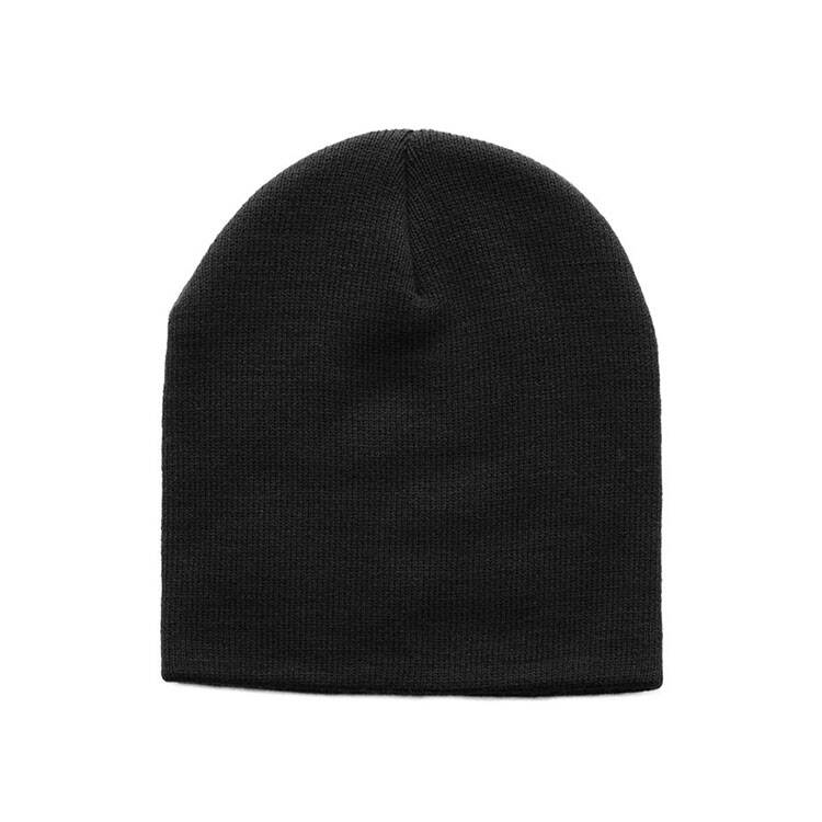 Premium Custom Promotional Ribbed Knit Acrylic Beanie Hat with Super Stretch Model 5002 High-Performance Winter Headwear for Outdoor Sports Lifestyle Events Branded Merchandise
