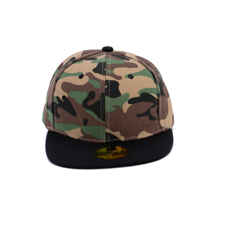 Premium Custom 6-Panel Flat Brim Snapback Baseball Cap with Laser Logo Sticker Professional Baseball Cap with Custom Logo Embroidery for Daily Wear and Outdoor Activities