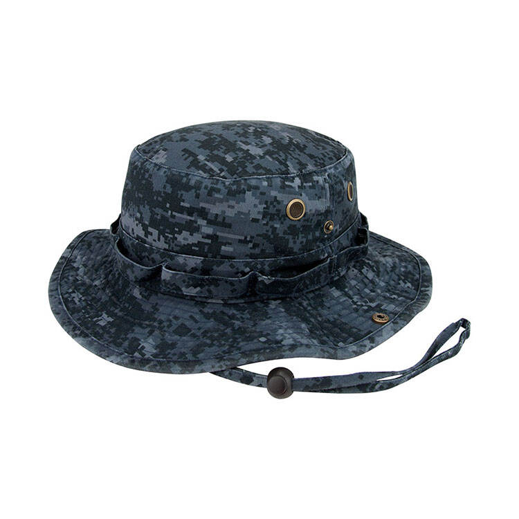 Premium Custom 9013A Multi-Camouflage Snap-Brim Boonie Hat with Foliage Loops and Mesh Vents Ripstop Outdoor Tactical Cap for Hunting Outdoor Work and Promotional Branding