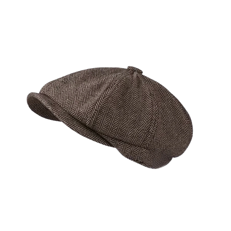 Premium Custom British Style Woolen Octagonal Newsboy Beret Professional Baseball Cap with Custom Logo Embroidery for Daily Wear and Outdoor Activities
