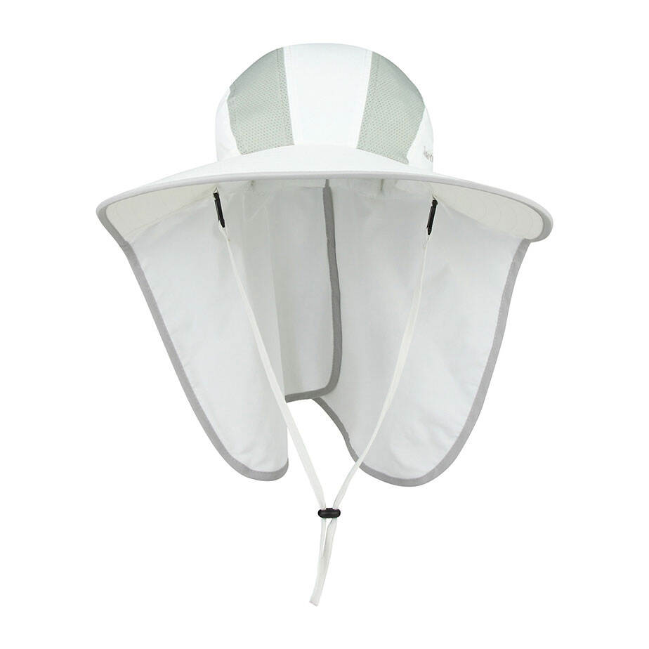 Premium Custom J7250 Wide Brim Sun Hat with Breathable Mesh and Integrated Neck Flap UPF 50 Plus UV Protection Outdoor Legionnaire Safari Cap Adjustable Chin Cord for Fishing Hiking Gardening Travel