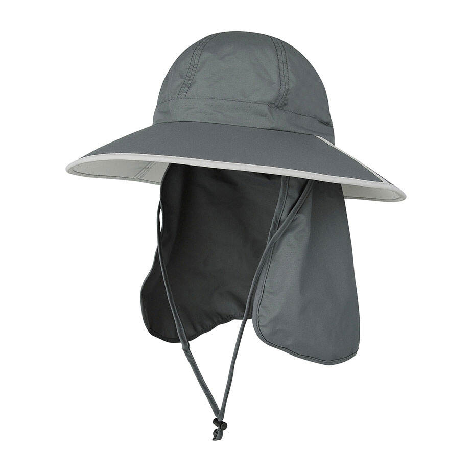Premium Custom Promotional Taslon UV Folding Large Brim Hat UPF 50+ Sun Protection Outdoor Sun Hat Packable Hiking Travel Fishing Hat Branded Athletic Headwear