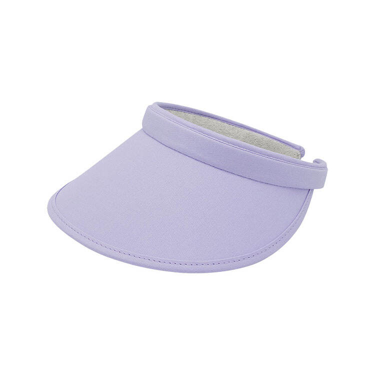 Soft Lined Cotton Twill Wrap Sun Visor Style 4056 Custom B2B Casual Lifestyle Headwear 100% Cotton Unstructured Pre Curved Wide Brim Visor Premium Lightweight Sweat Lined Sun Visor for Leisure Travel Golf Daily Fashion Blank Custom Embroidery